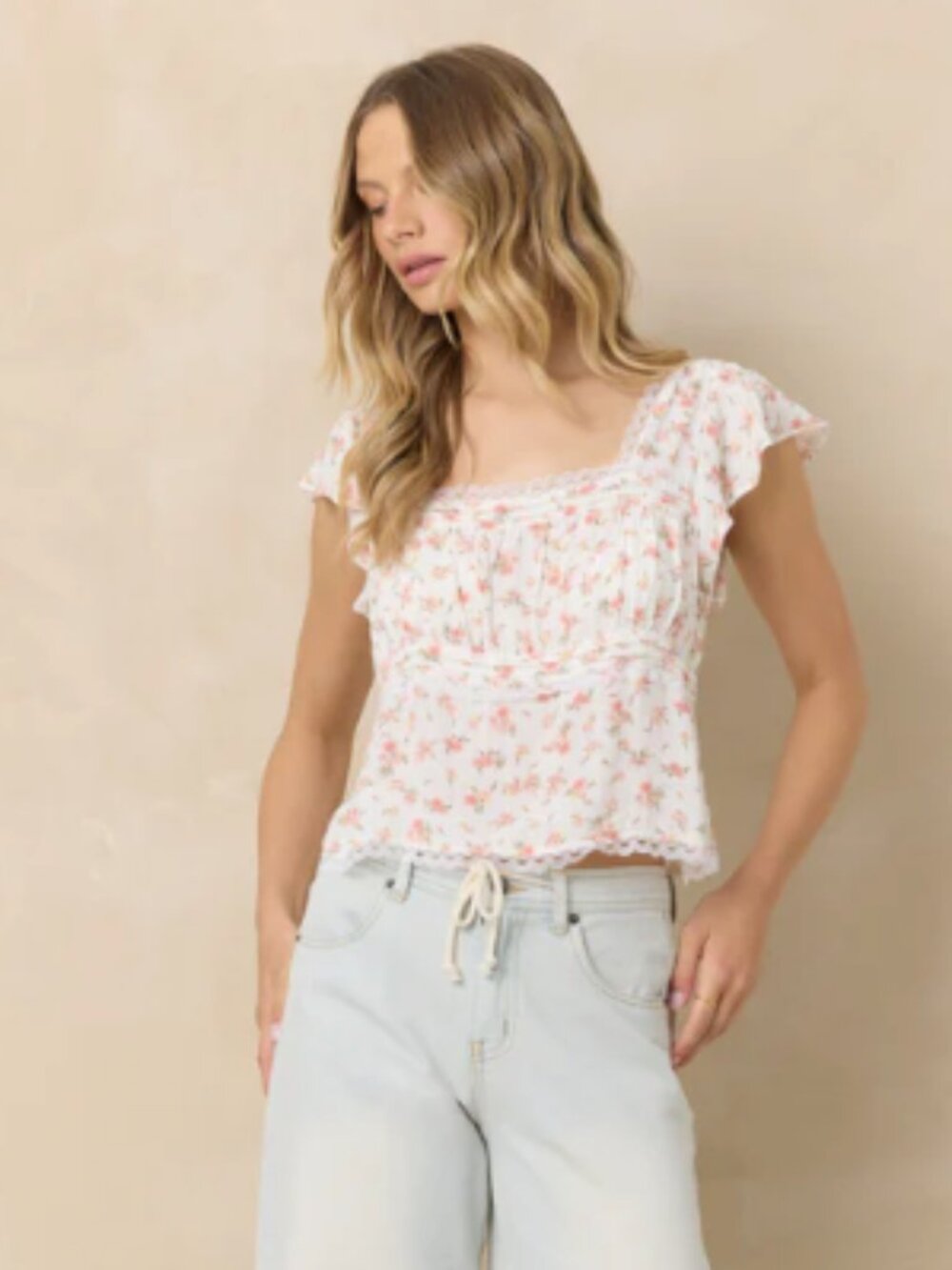 BRAND NEW VINTAGE HAVANA Printed Woven Top